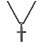 Men's Cross Titanium Steel Double-Layer Necklace 8
