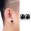 Crystal Clip-On Earrings Non-Piercing Magnetic Stud 5
