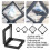 3D floating display frame stand for jewelry 3
