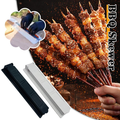 Moule à brochettes pour barbecue réutilisable, longue cuisson, 1 pièce 1