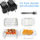 Grille pour friteuse à air chaud, cuisson vapeur et refroidissement 1