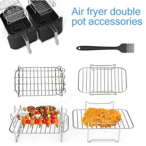Grille pour friteuse à air chaud, cuisson vapeur et refroidissement