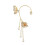 Butterfly Ear Cuff Sølv Guld Zirkon Uden Piercing 4