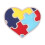 Autisme bewustwordingsspeldje/broche van emaille (1 stuk) 8