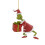 Grinch Christmas Tree Ornament Black Acrylic 2D Hanging 1