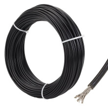 Roestvrijstalen kabel 98ft5/64in Zwart vinyl gecoat