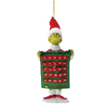 Ornáidí Nollag Grinch Aicrileach Pacáiste de 6