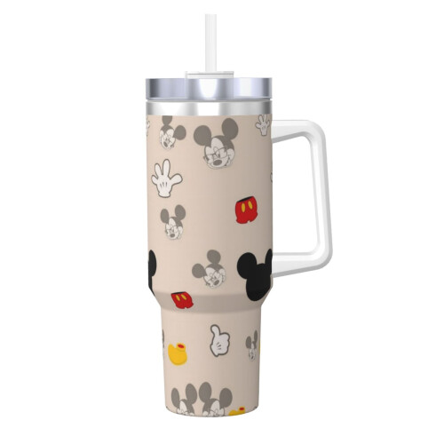 Ποτήρι Mickey Mouse από ανοξείδωτο ατσάλι 40oz με λαβή και