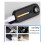 Outdoor Pen Clip Safety Warning Light Rechargeable Flashlight Outdoor Multi-Function Shoulder Strap Light 9