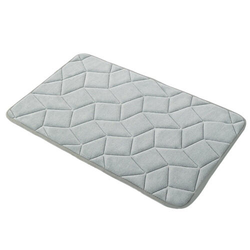 Tapete antiderrapante para banheiro com espuma viscoelástica, 50 x 75 cm (20 x 30 polegadas). 1