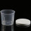 Transparent white measurement cup 50ml 8