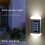 Fankiway solcellsvägglampa LED-gårdsbelysning 3 st 1