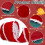Rotes Samtband, 6,35 cm x 9,14 m, einseitig gewebtes Polyester 4