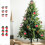 Donemore Flocked Christmas Ball Ornaments 12 pcs 1