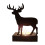 Christmas tealight candle holder rustic metal deer 2