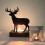 Christmas tealight candle holder rustic metal deer 4