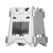 Sobă portabilă pe lemne pentru camping cu ventilație fină