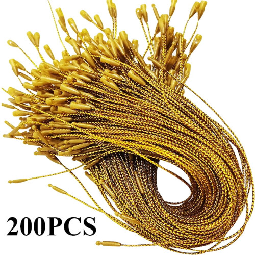Corde decorative dorate e argentate per Natale, 200 pezzi