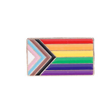 Przypinka Progress Pride LGBTQIA+ 1 sztuka
