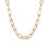Chunky Thick Link Chain Choker Necklace Silver Gold Plated 6