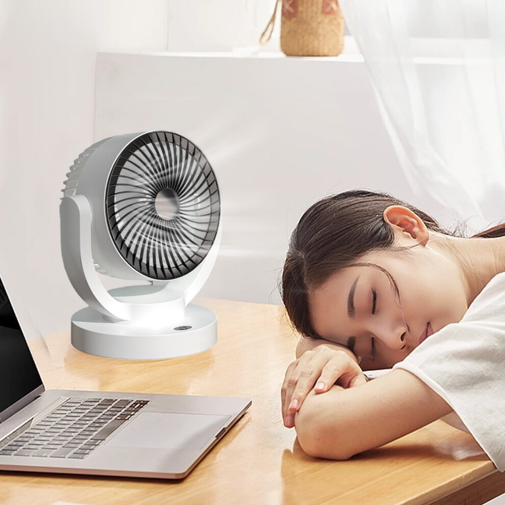 Yanhaigong Small Desktop Fan Rechargeable 3-Speed Quiet 301029656989