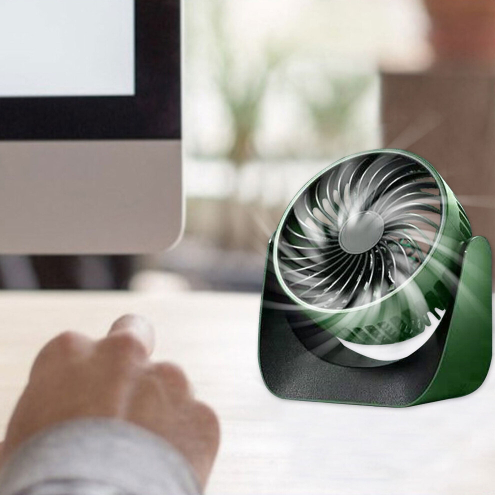 Yanhaigong Mini Desktop Fan Brushless Quiet 360 Rotation 301029657160