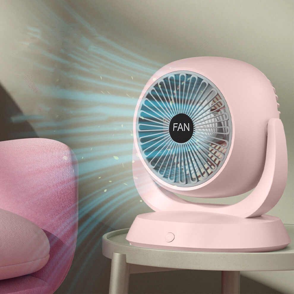 Yanhaigong Small Desktop Fan Rechargeable Led 3-Speed 90 301029656965