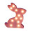 Lampe lapin LED décorative en plastique pour chambre 2