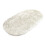 Plush Area Rug Oval White 8 ft x 12 ft 2