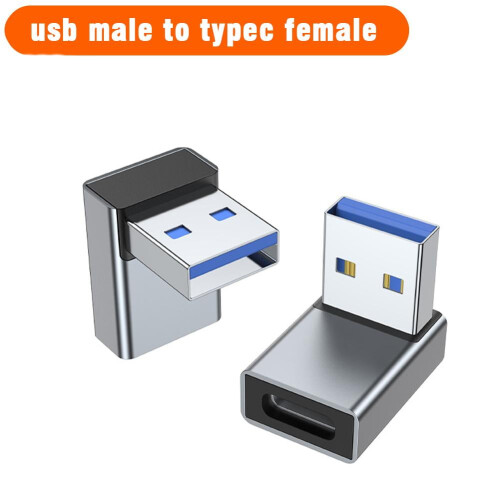 Προσαρμογέας USB3.0Κατακόρυφος σύνδεσμος 90 μοιρών από αρσενικό σε θηλυκό 2