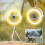 Donemore Campingventilator mit Licht, tragbarer USB-Deckenventilator 1