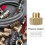Adaptateur de robinet, raccord de tuyau, 2 pièces 4