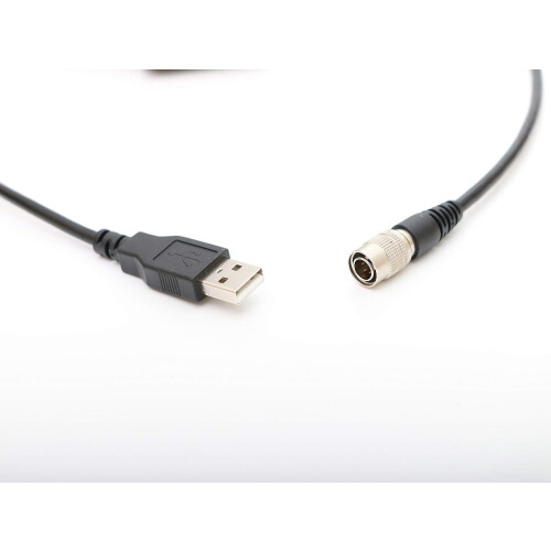 Cable de datos USB con conector macho Hirose de 6 pines para Nikon. 2