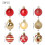 Viflosae Christmas Tree Ornaments Black 50PC 3