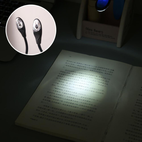 Lampe de lecture LED à pince pour ordinateur portable 2