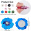 Applique florale à paillettes et strass (20 pièces) 2