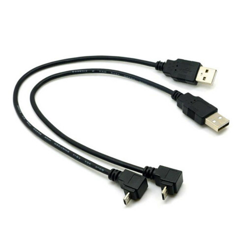 Καλώδιο Micro USB, υποδοχές αριστερής/δεξιάς γωνίας 90 μοιρών 1