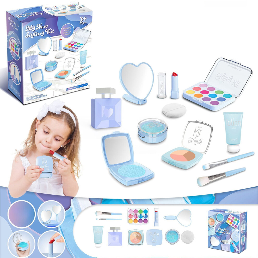 Capino toddler makeup kit for girls, kid-friendly pretend