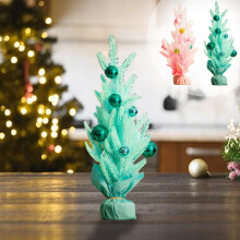 Sapin de Noël de table Capino avec clochette, mini sapin de Noël de 50 cm pour la décoration de table de Noël à la maison ou sur un bureau