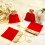 Schmuckbeutel aus Samt, rot, 10 x 12 cm, 20er-Pack 4