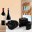 Tampas de plástico para rolhas de vinho com trava de combinação (1 unidade) 1