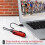 LED USB-rechargeable bike tail light 5-pack 5