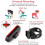 LED USB-rechargeable bike tail light 5-pack 8