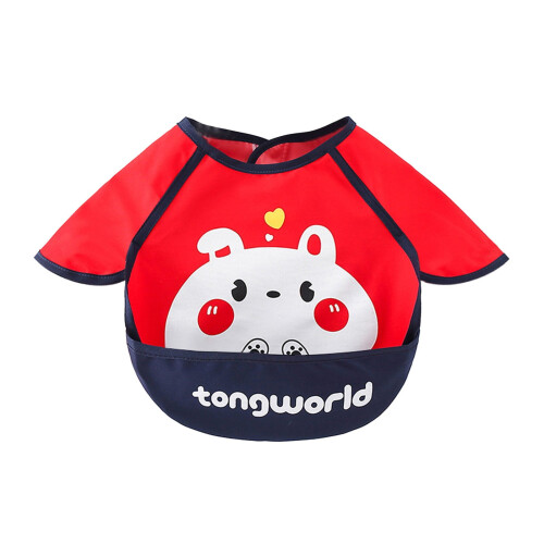Donemore mess-proof baby bib sleeve waterproof 1 piece