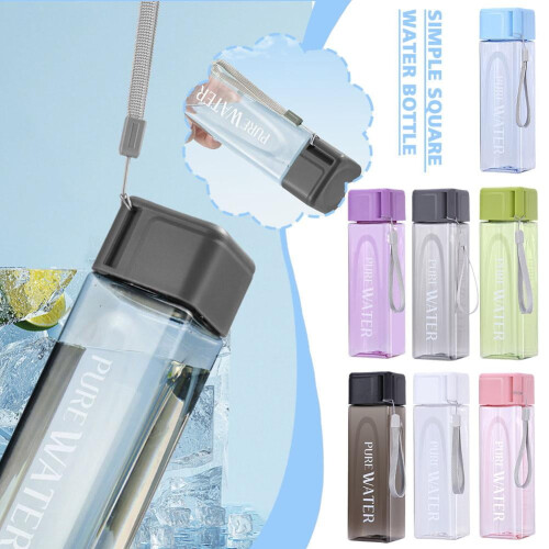 Square Water Bottle Personalized Leak-Proof Heat-Resistant 2