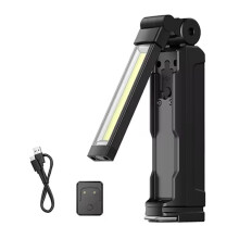 G16-S COB Work Lights LED Flashlight with Magnetic Base Rechargeable Battery Display for Car Repair