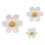 Aimants de réfrigérateur en forme de fleur, lot de 3 (3 pièces) 6