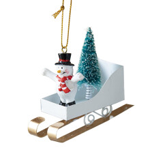 Weihnachtsbaumschmuck aus Eisen, Heißluftballon, nordischer Stil, 1 Stück