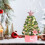 Capino Mini Christmas Tree Flocked White 12-inch Tabletop 5