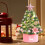 Capino Mini Christmas Tree Flocked White 12-inch Tabletop 6